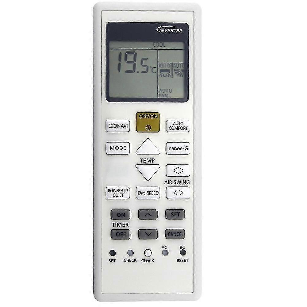 Replace AC Remote Control A75C12650 for Panasonic Air Conditioner A/C Remote Control