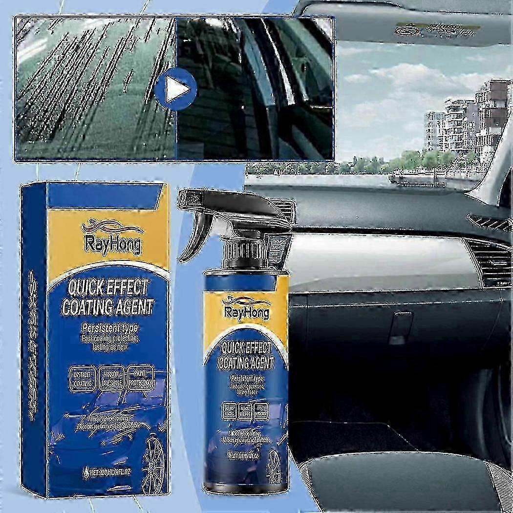 Car Coating Spray,3 in 1 Multi-functional Quick Effect Coating Agent