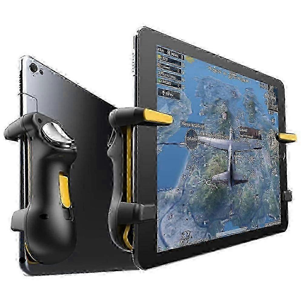 Capacitive Mapping Tablet Game Controller with Rapid-Fire Mode, Ergonomic Grip for 6.5-13 Inch Tablets, Compatible with PUBG and COD Mobile