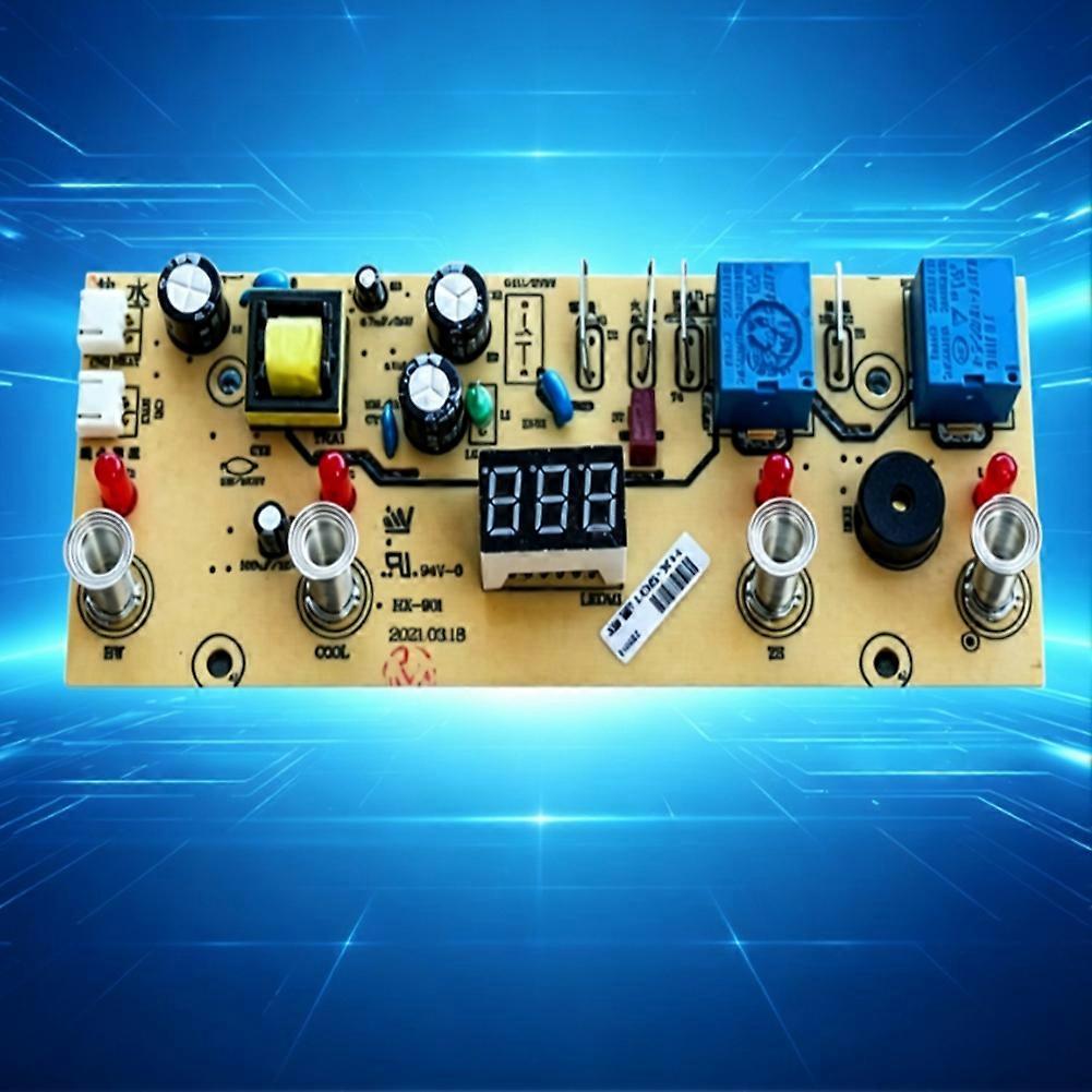 Tea Bar Machine Integrated Control Board HX-901 Power Button Touchpad Five-Button Double Thermal Machine Accessories