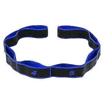8 Section Dance Stretching Belt Webbing Dance Tension Band Fitness Exercise Resistance Band Yoga Pull Strap Belt Yellow