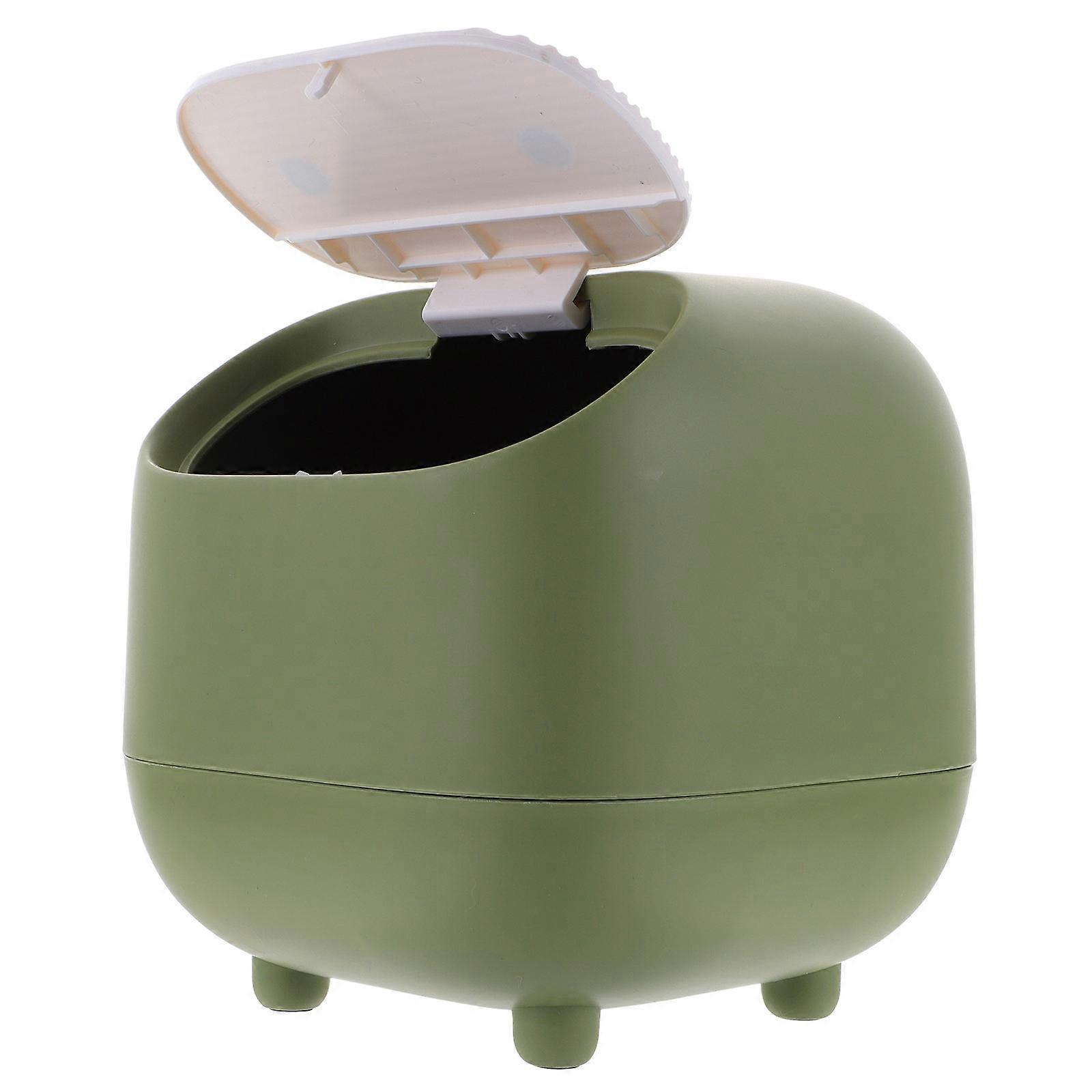 Pressing Trash Bin Decorative Trash Bin for Storage Use Small Garbage Can