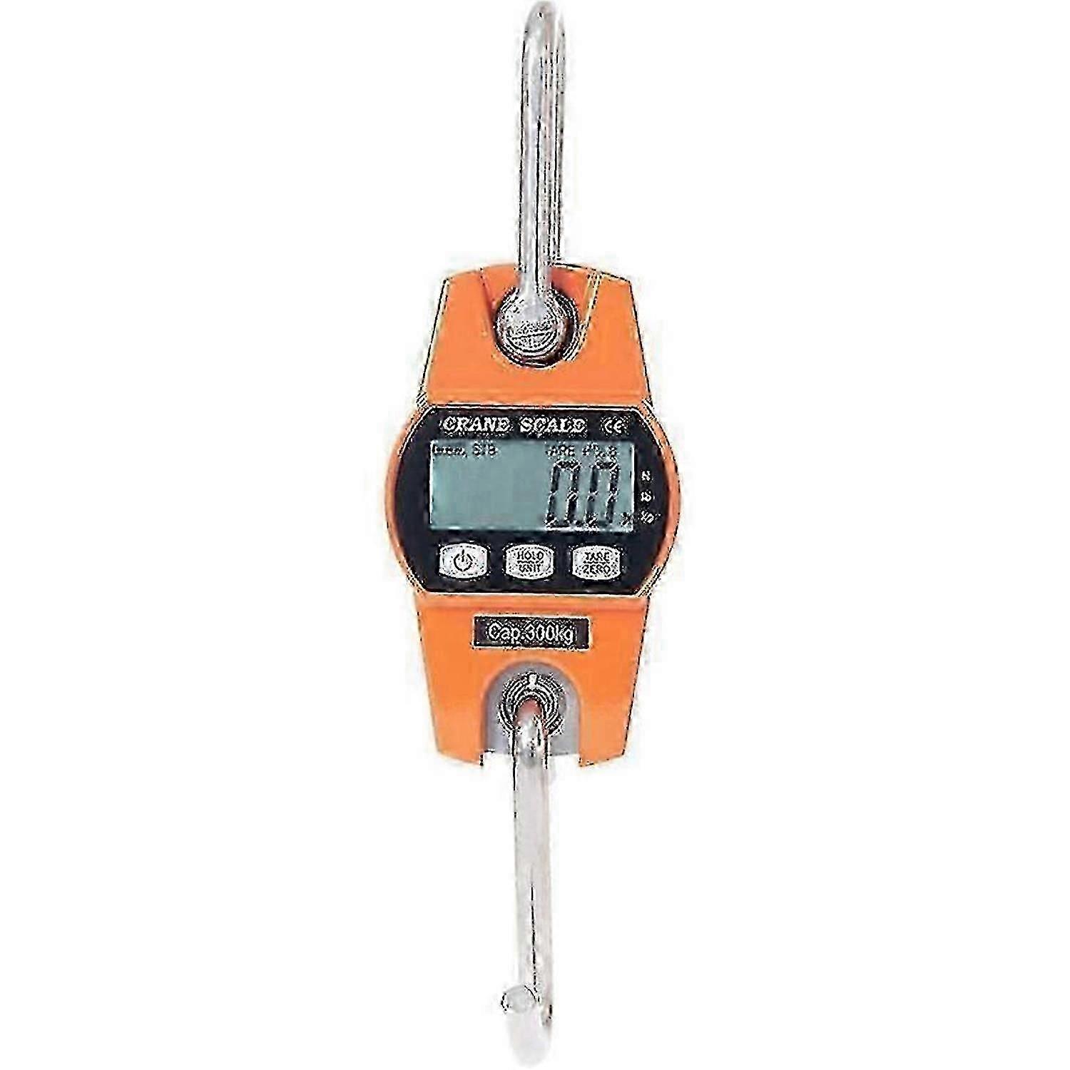 Hanging digital scale 300 kg/660 lb (orange)