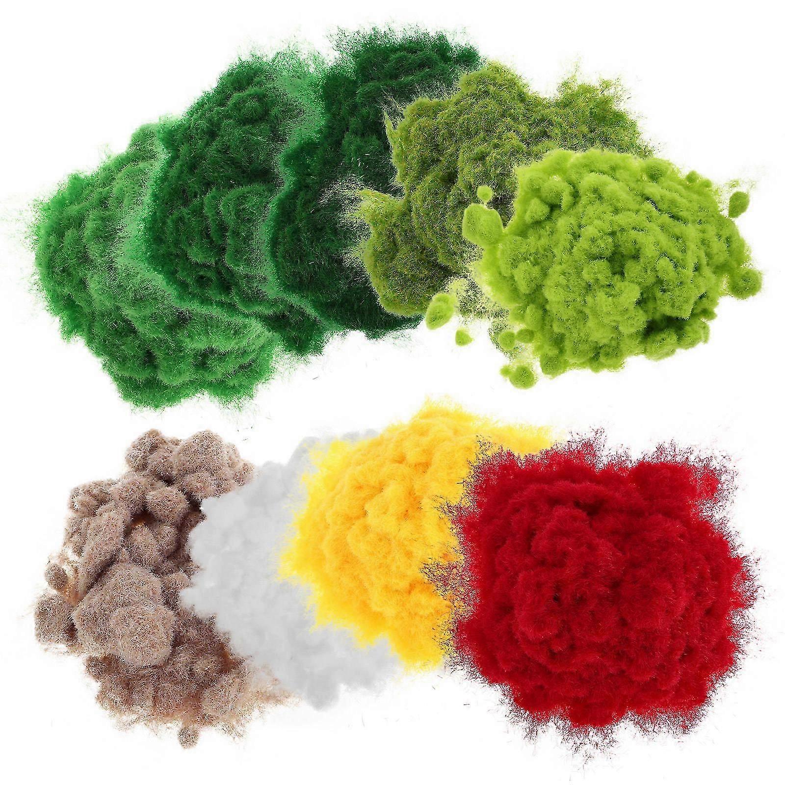 Model Railroad Grass Static Grass for Decoration 9Pcs Miniature Scenery