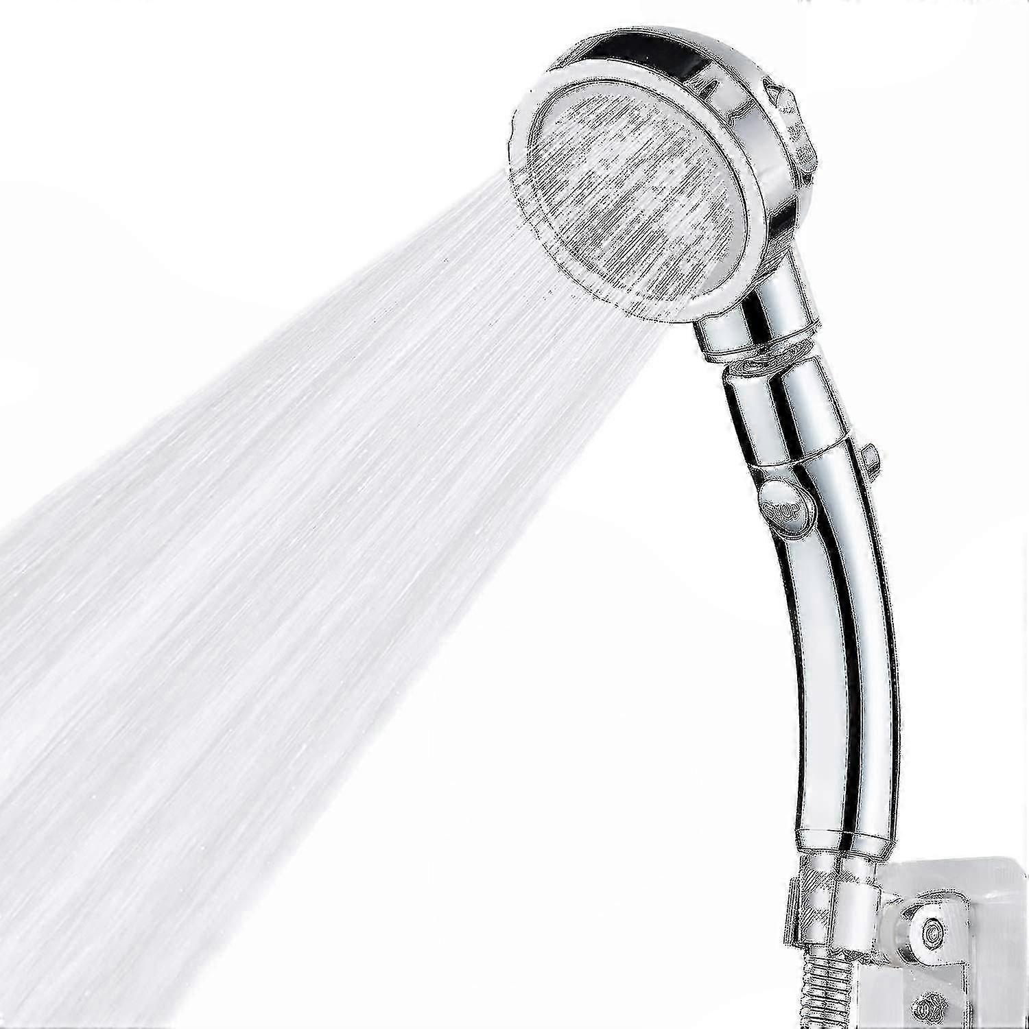 High-Pressure Handheld Shower Head with Pause Control Feature