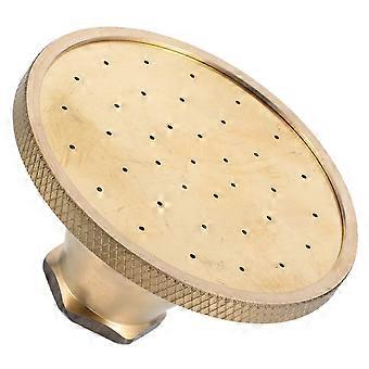 Brass Handheld Shower Head European Vintage Style Antique Showerhead Single Way Spray Water-Saving Nozzle for Home Bathroom
