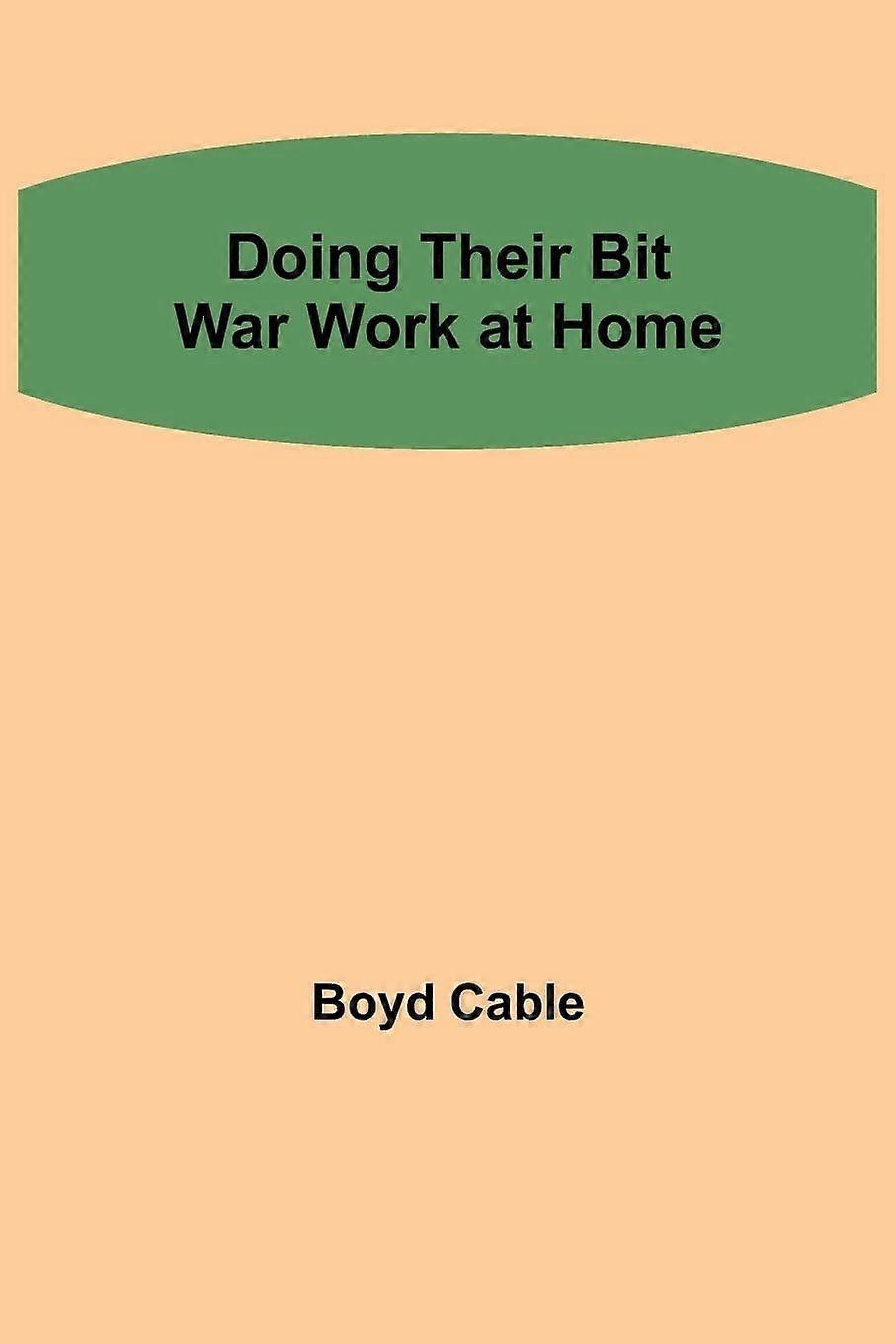 Doing their bit war work at home