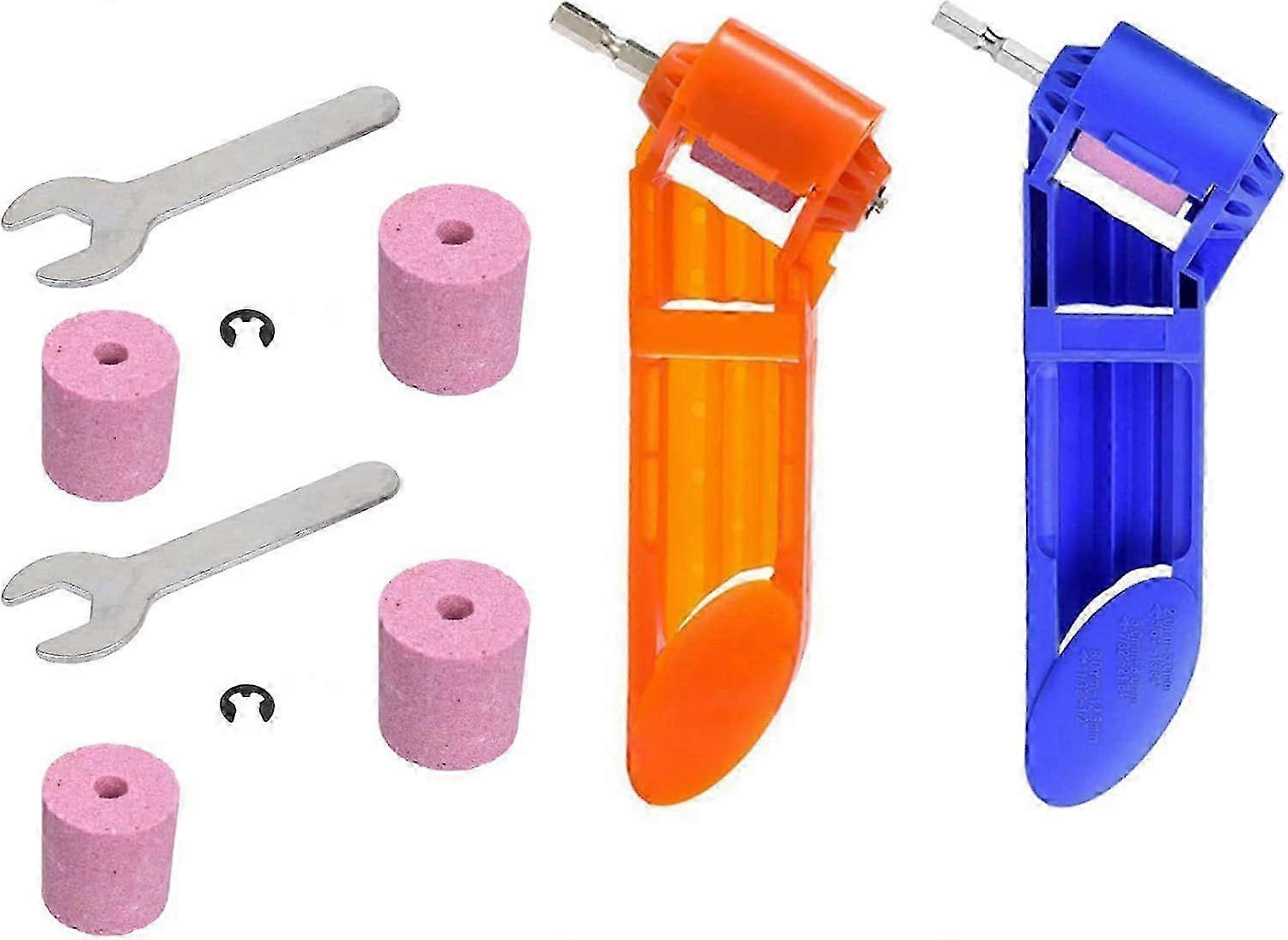 2Pcs Drill Bit Sharpener Diamond Drill Sharpening Bits Tool for Iron Drill