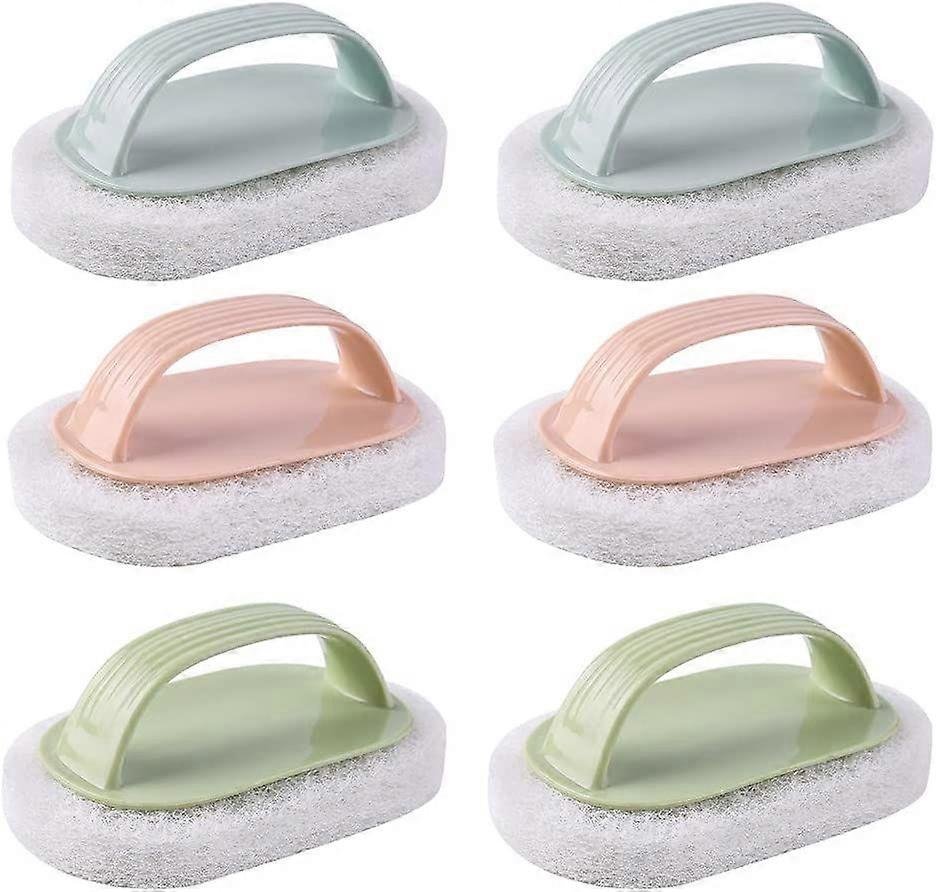 6 Pcs Cleaning Brush with Handle