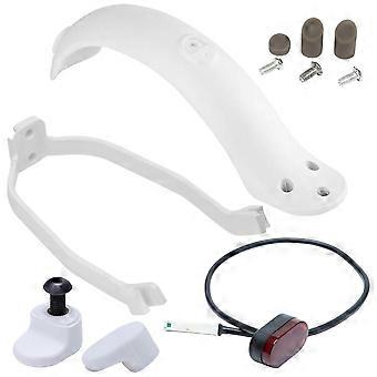 Durable Scooter Mudguard for Xiaomi Mijia M365 M187 Pro Electric Scooter Tire Splash Fender with Rear Taillight Back Guard
