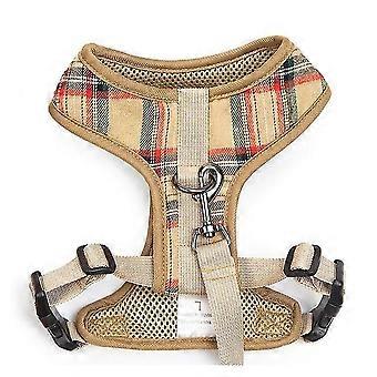 Pet Harness and Leash Adjustable Vest Harness with for Cat Dog Kitten Puppy Rabbits Size M