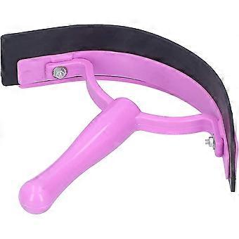 Pferd Schweiß Scraper Ergonomische Handheld Soft Grip Kunststoff Schweiß Scraper Pferd Haarentfernung Pflegewerkzeug Reinigungskamm (rosa) (1pcs)
