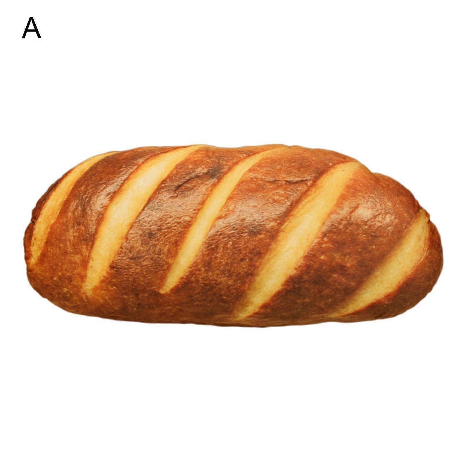 Creative 3D Simulation Bread Design Sofa Pillow Soft Cushion Home Decor Gift