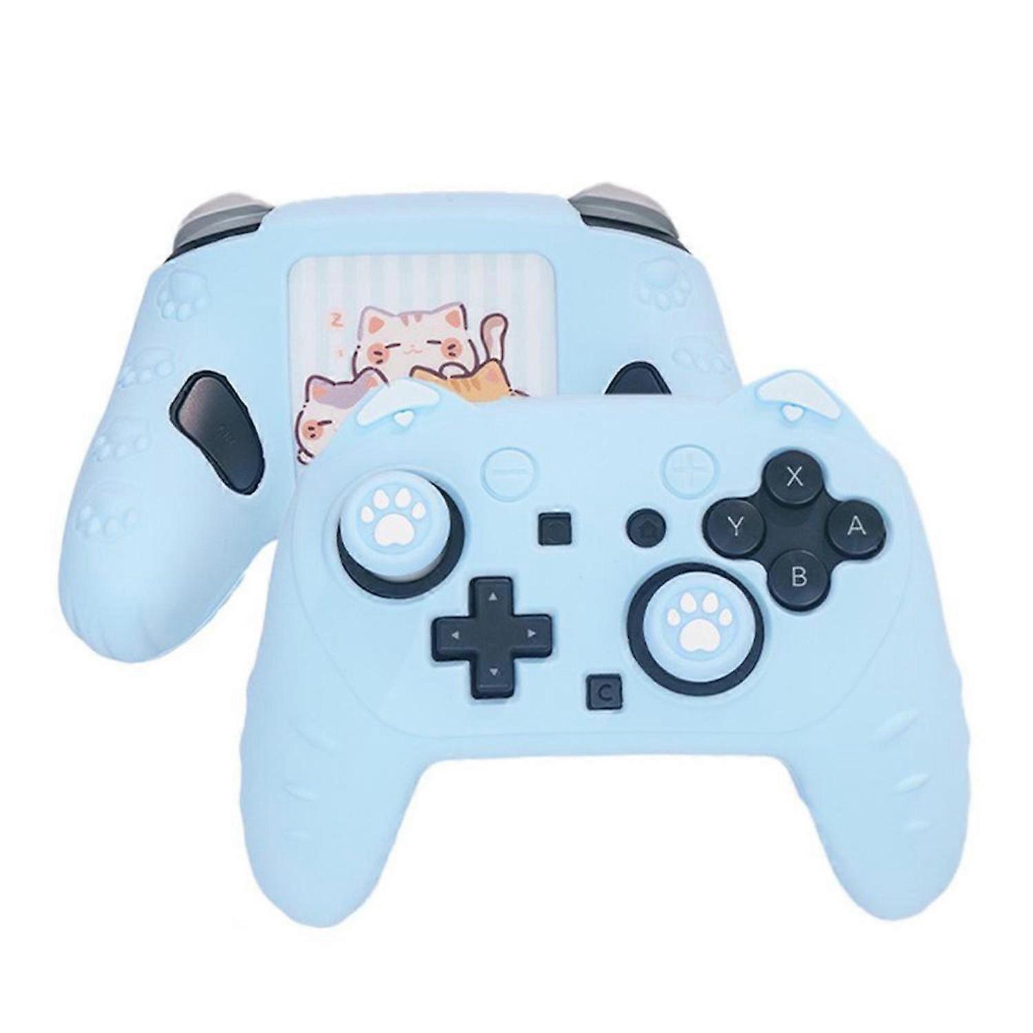 Silicone Protective Cover for Nintendo Switch 2 Pro Game Controller, Blue