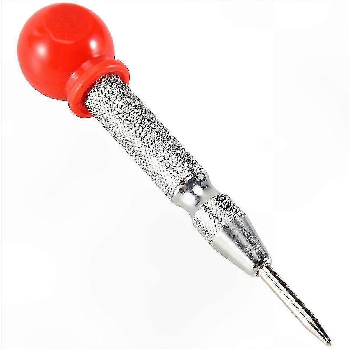 Spring-Loaded Automatic Center Pin Punch for Marking and Drilling Applications