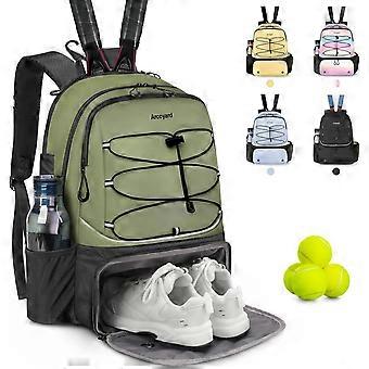 Tennis Backpack for Women, Holds 2 Rackets with Ventilated Shoe Compartment, Professional Pickleball Badminton Bag