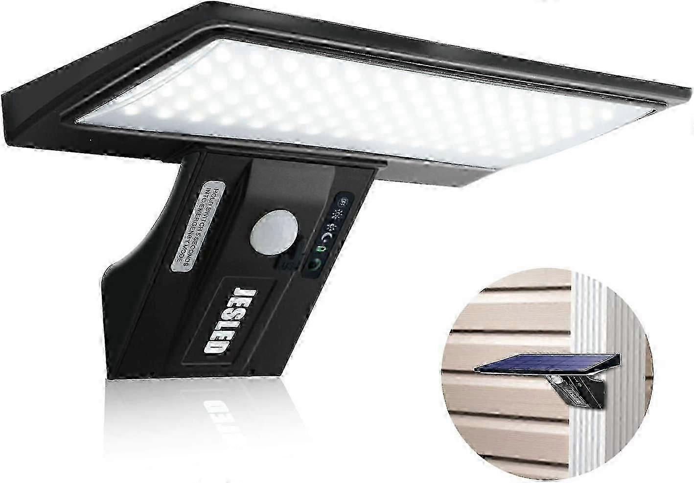 1 Pack 90 LED Solar Motion Sensor Light for Outdoor Security Lighting