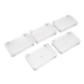 Transparent Eyeshadow Powder Box for Storage 5Pcs Compact Cosmetic Containers