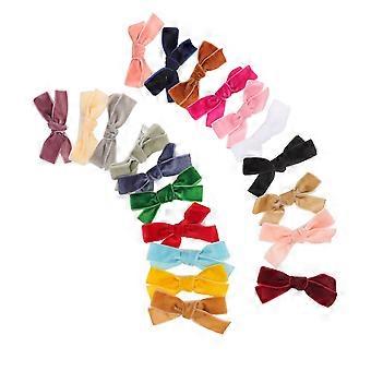 20Pcs Hair Bow Clips Hair Styling Clips Hair Barrettes Cute hodeplagg Hair Bow Clips