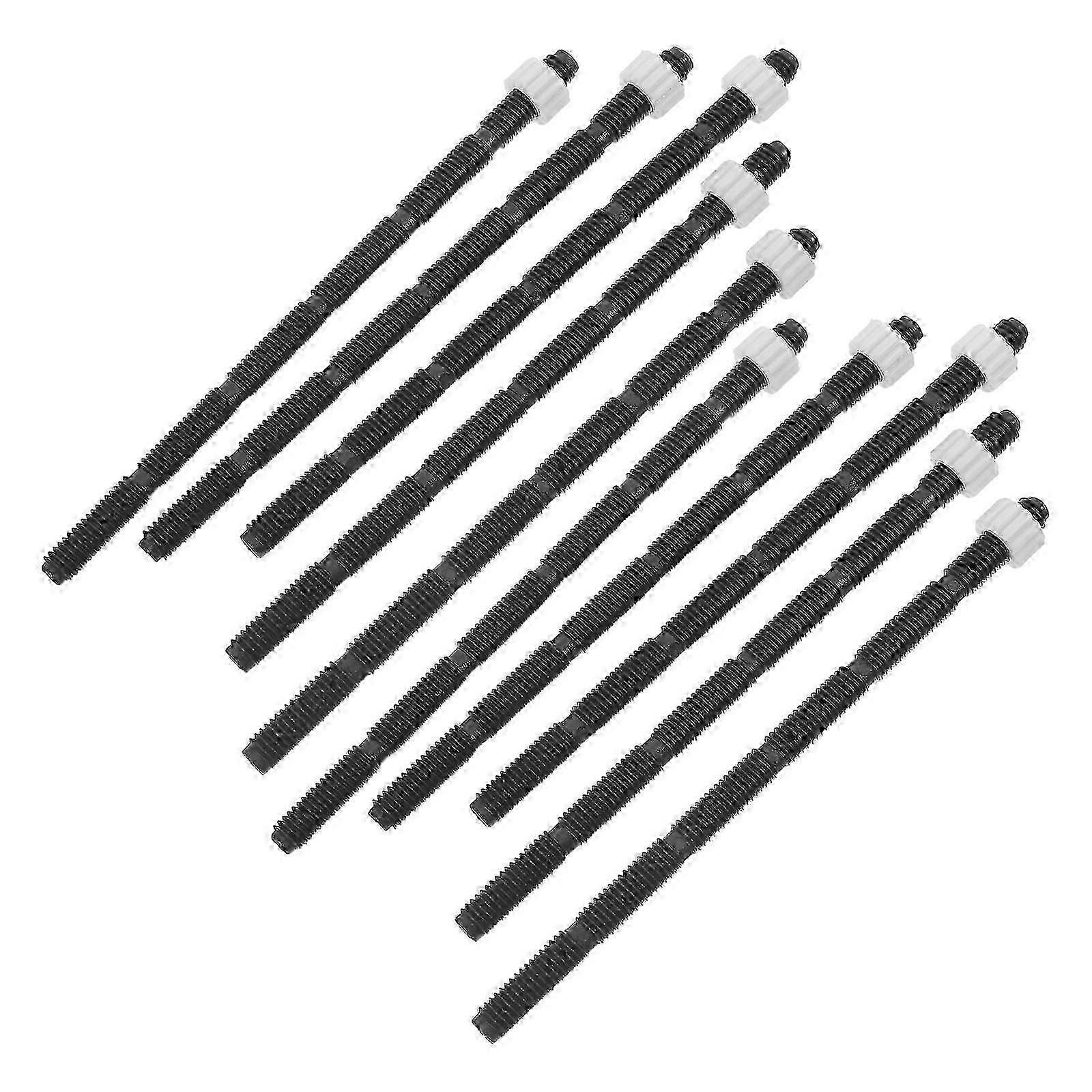 Plastic Toilet Flush Button Rod 10Pcs Universal Push Button Replacement PM