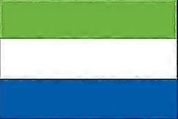 Sierra Leone Flag CU0283 WJ