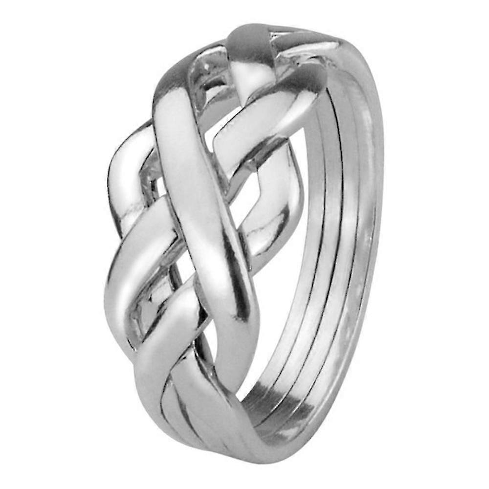Celtic Eternity Interlace Puzzle Ring