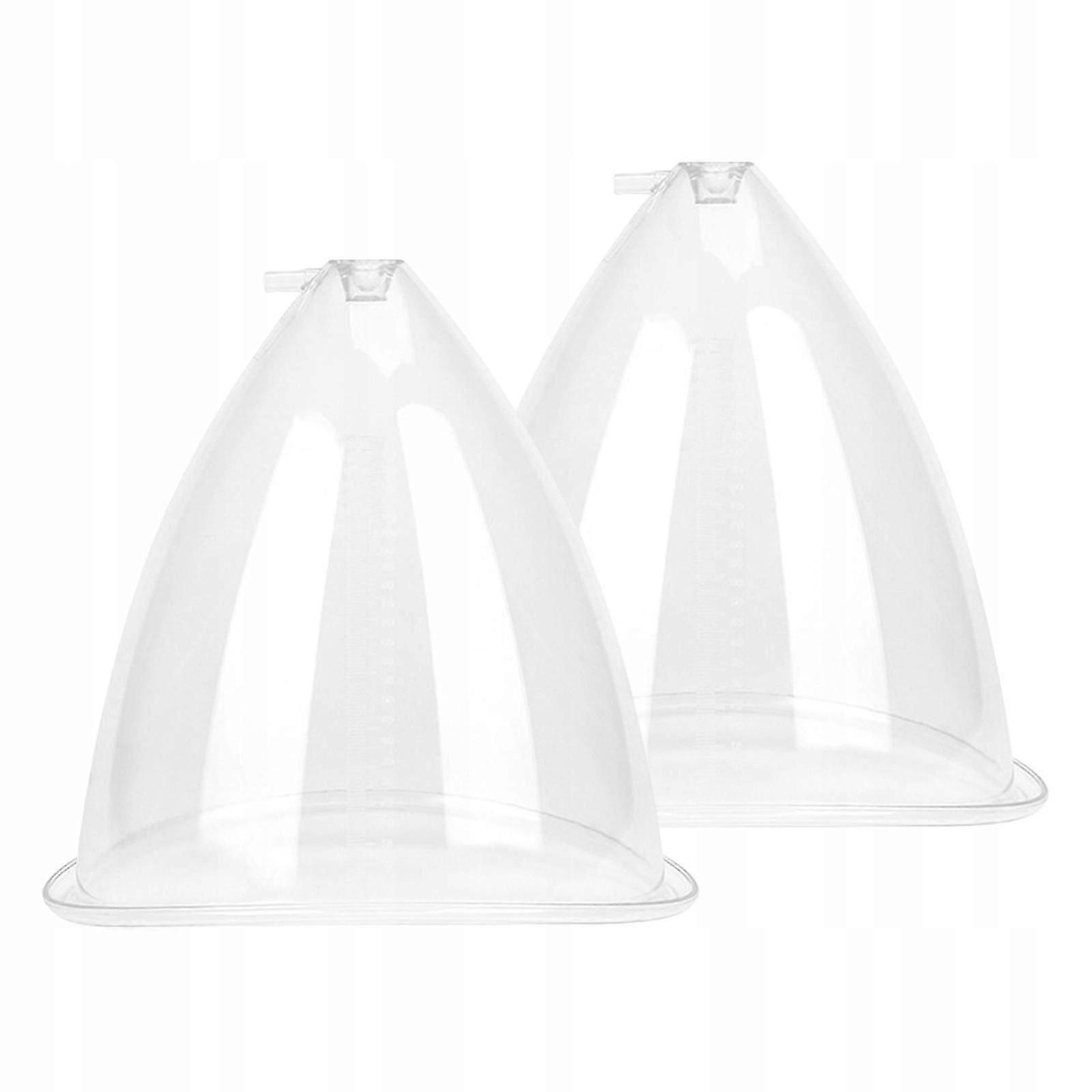 2 150/180 ml brystløftekopper for vakuum