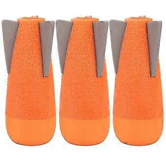 3pcs Eva Missile Rocket Refill Accesorio para cartucho Tipo Niños Toy Gun Orange