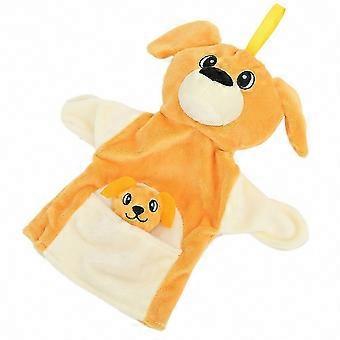 Finger Puppet Animal Hand Puppet, 26x23cm Yellow Sleeve Doll