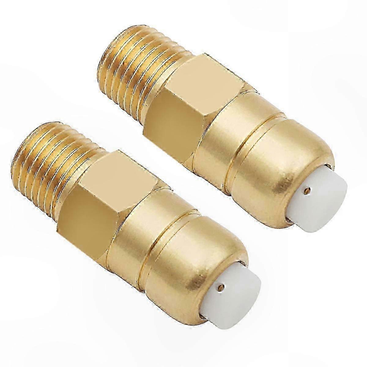Pressure Washer Pump Thermal Relief Valve 2-Pack 1/4" NPT Replacement