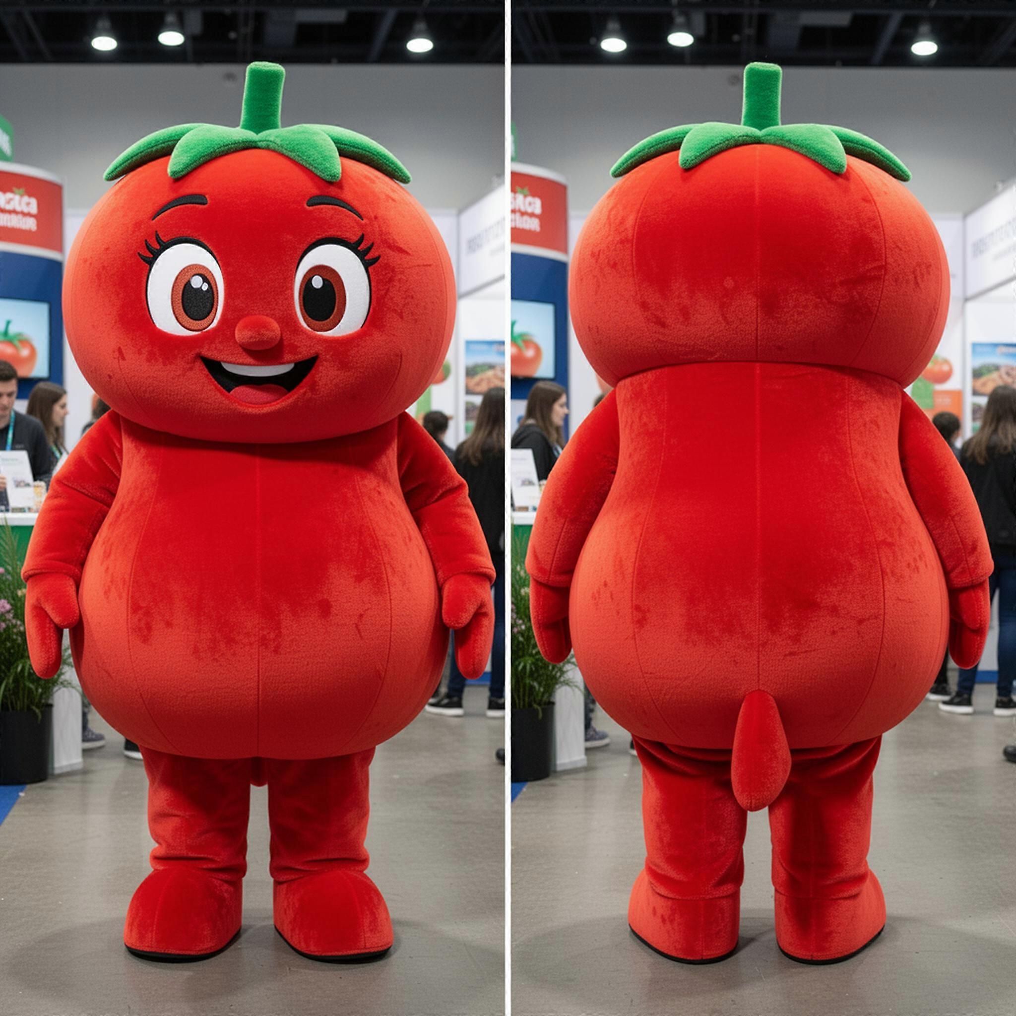 MASTICOT Crimson Round Tomato Mascot