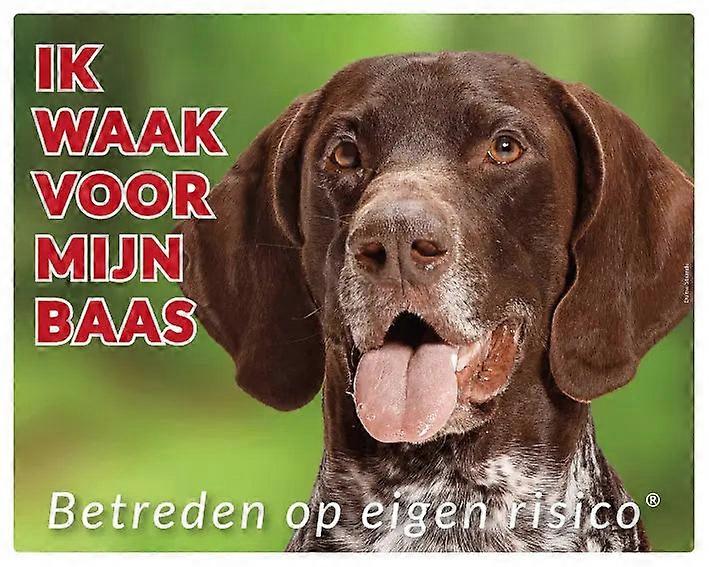 Sticker King German Shorthaired Pointer Warning Sign (2)