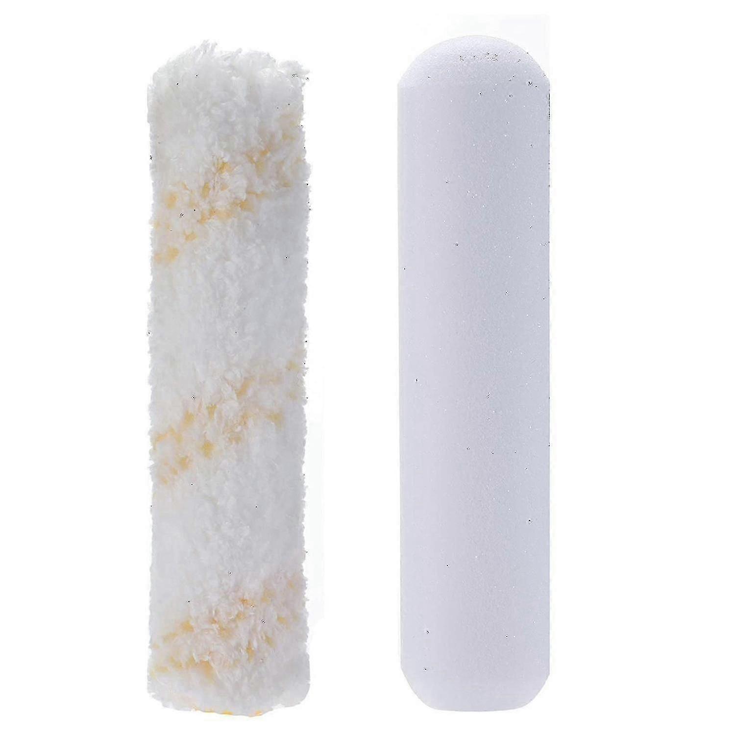 9pcs Paint Roller Tool Kit Foam Paint Roller Paint Roller Frame