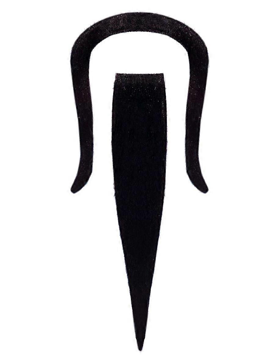 Self-adhesive beard and mustache