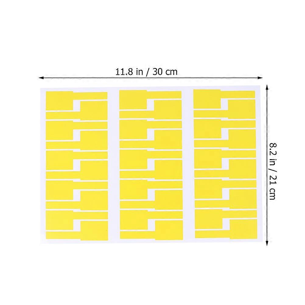 Identification Tags for Indoor Use 10Pcs Self-Adhesive
