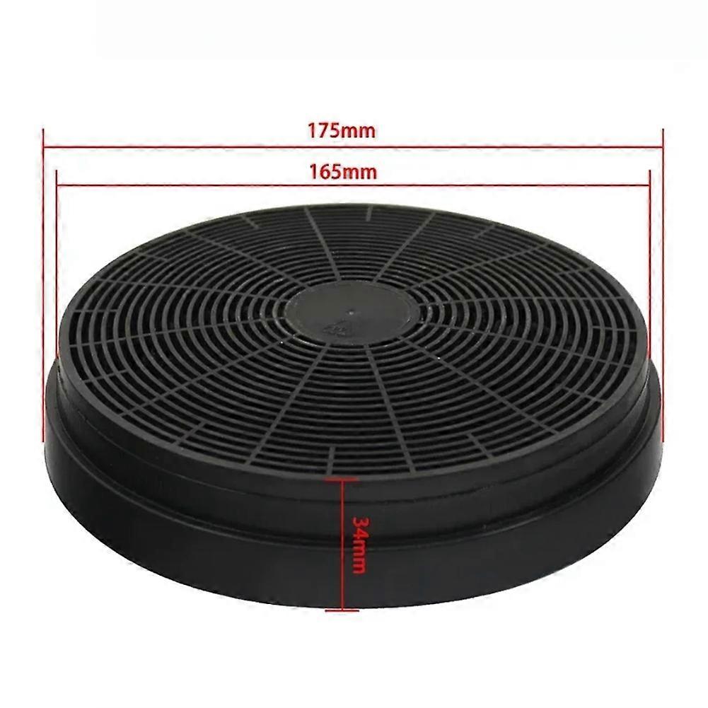 2pcs C026 Range Hood Activated Carbon Filter for Kitchen Wall Mount Ductless Ventilation Replacement