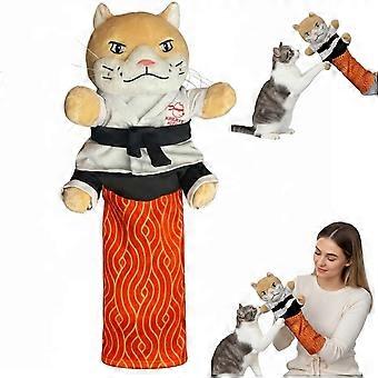 Katzen-Wrestlinghandschuh aus Baumwollplüsch