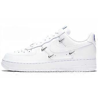 Scarpe da skateboard basse Nike Air Force 1 07 LX Chrome Luxe da donna, colore bianco e blu, CT1990-100