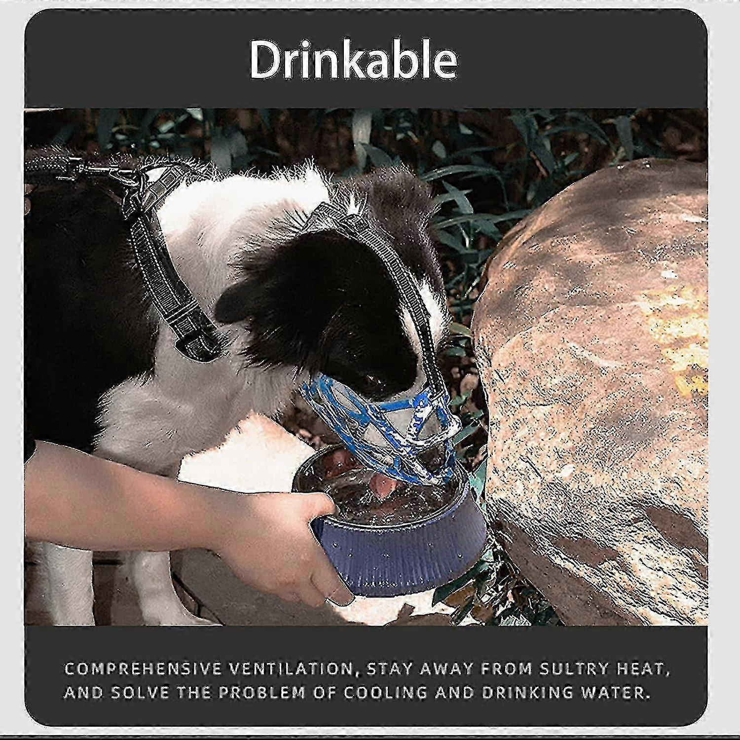 Breathable Basket Muzzle For Large Dogs