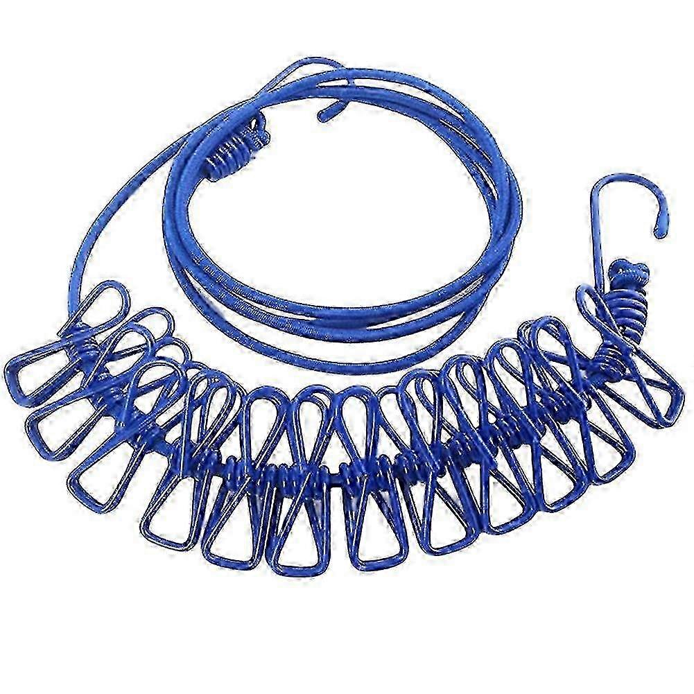 Windproof Retractable Portable Clothesline