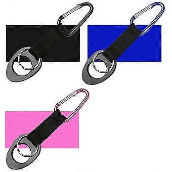 Silicone Water Bottle Carrier Clips, Handsfree Secure Attachment for Outdoor Activities, 6pcs Compatible with Backpacks, Belts, Bikes