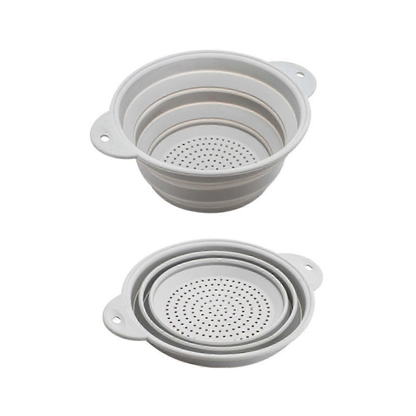 Foldable Silicone Colander Space-Saving