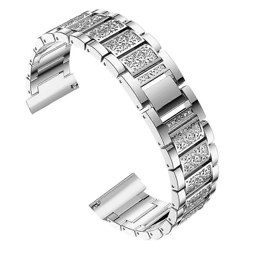 Watch Strap for Smartwatch Silver Unique Watch Replacement