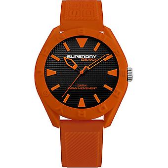 Superdry Osaka Japanese Quartz Analog Man Watch with SYG243O Silicone Bracelet
