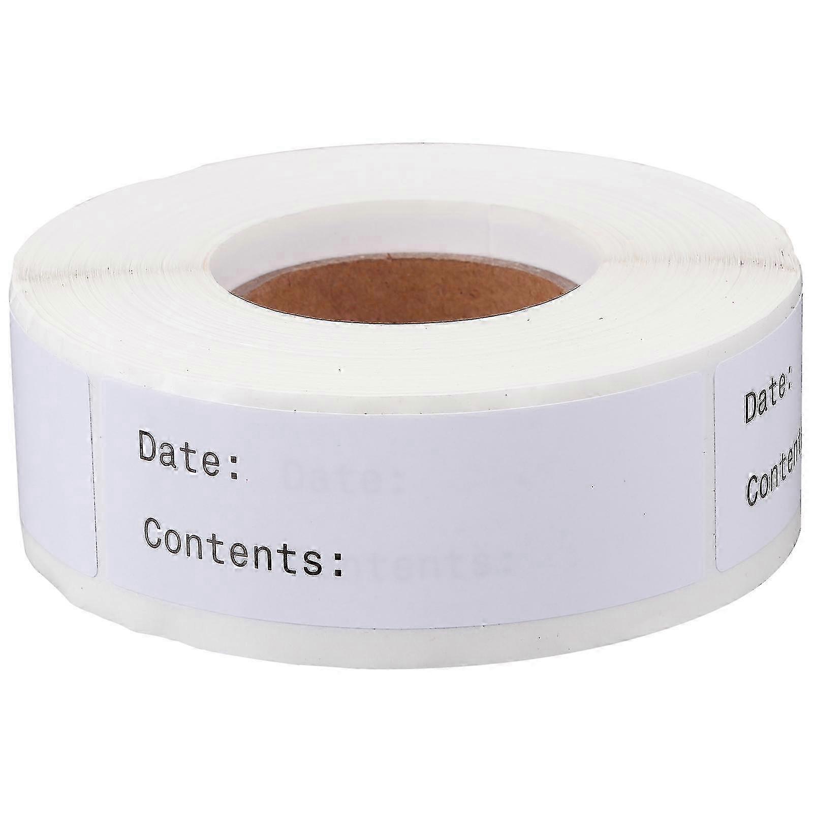 500pcs Blank Kitchen Date Labelling Stickers