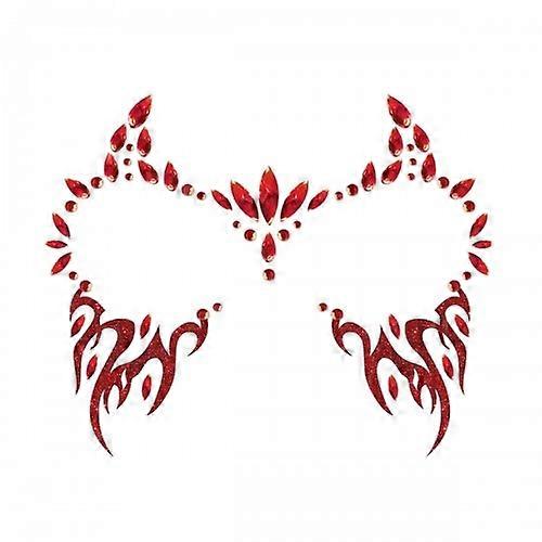 Fiestas Guirca Devil Halloween Self Adhesive Face Jewels