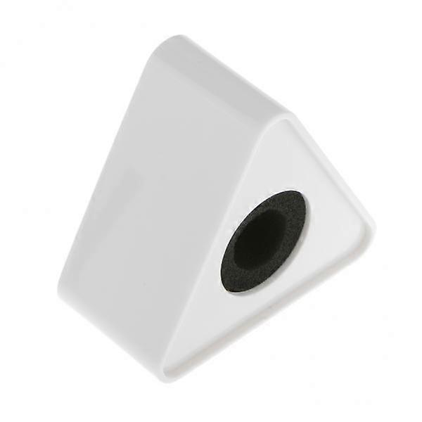 6-12pack ABS Injection Molding Triangular Microphone Station -White