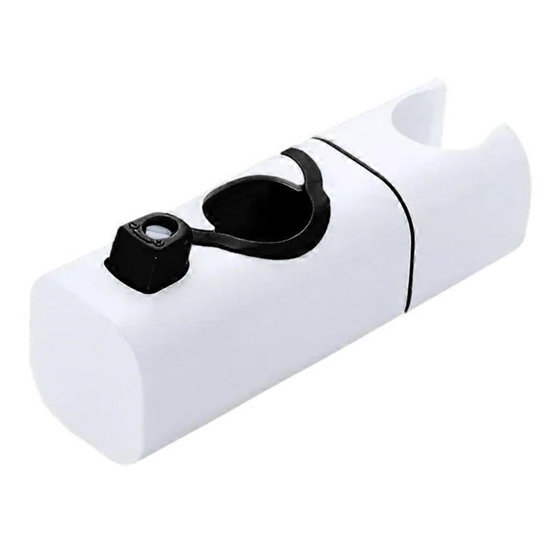 Round Pipe Shower Head Holder Rotating Sprays Head Holder Adjustable Sprayer Fixed Base Replacement Risers Rail Brackets