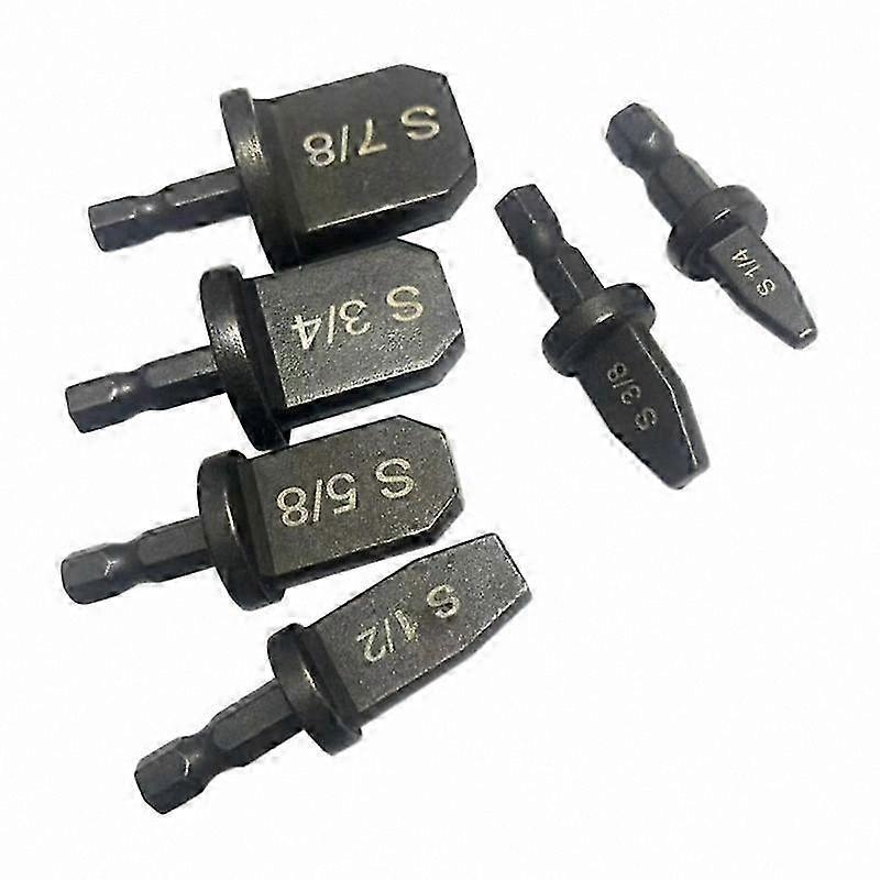 6-Pack Hexagonal Handle Tube Expander for Copper Pipe Flaring and Reaming