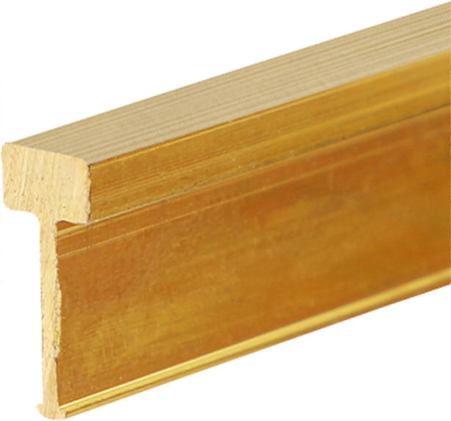 Solid Brass Floor Transition Strip 1m Brushed Threshold Trim for Smooth Durable Waterproof Flooring